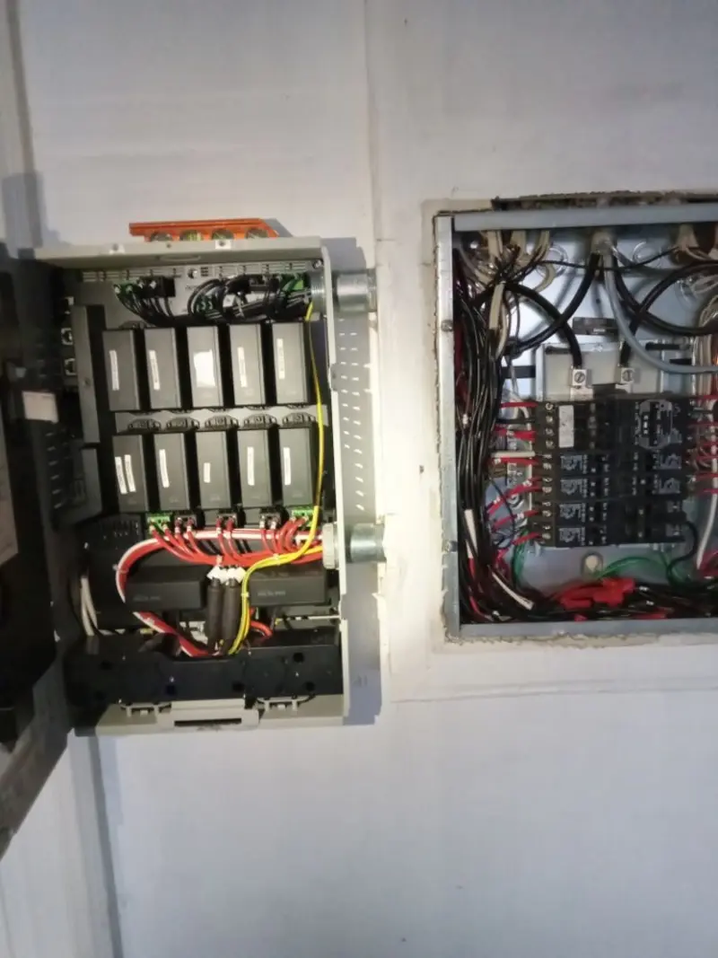 Electrical panel upgrade completed for Commercial Electrician Services in Zimmerman